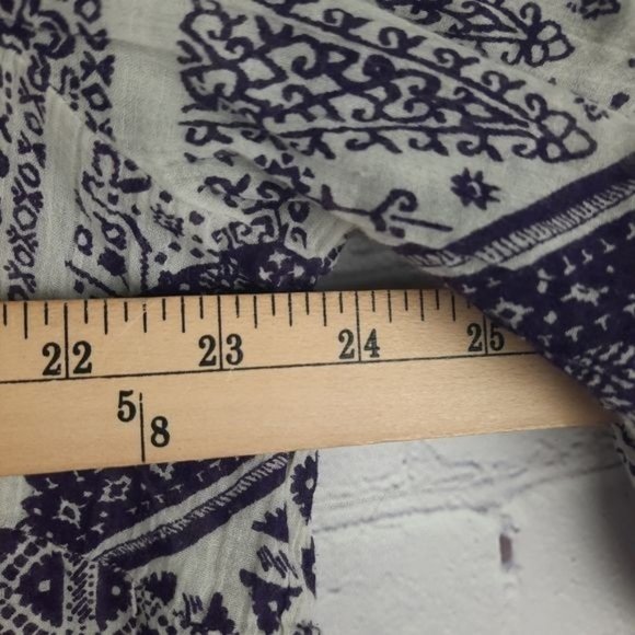 Lucky Brand Candice Bandana Shirt Top - Picture 8 of 12